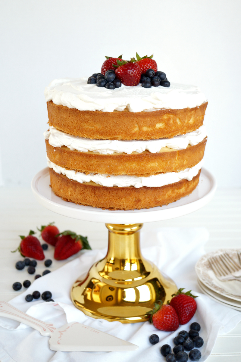 layered tres leches cake | The Baking Fairy