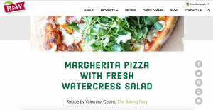 margherita pizza with fresh watercress salad | The Baking Fairy