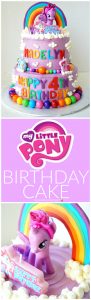 My Little Pony tiered birthday cake | The Baking Fairy
