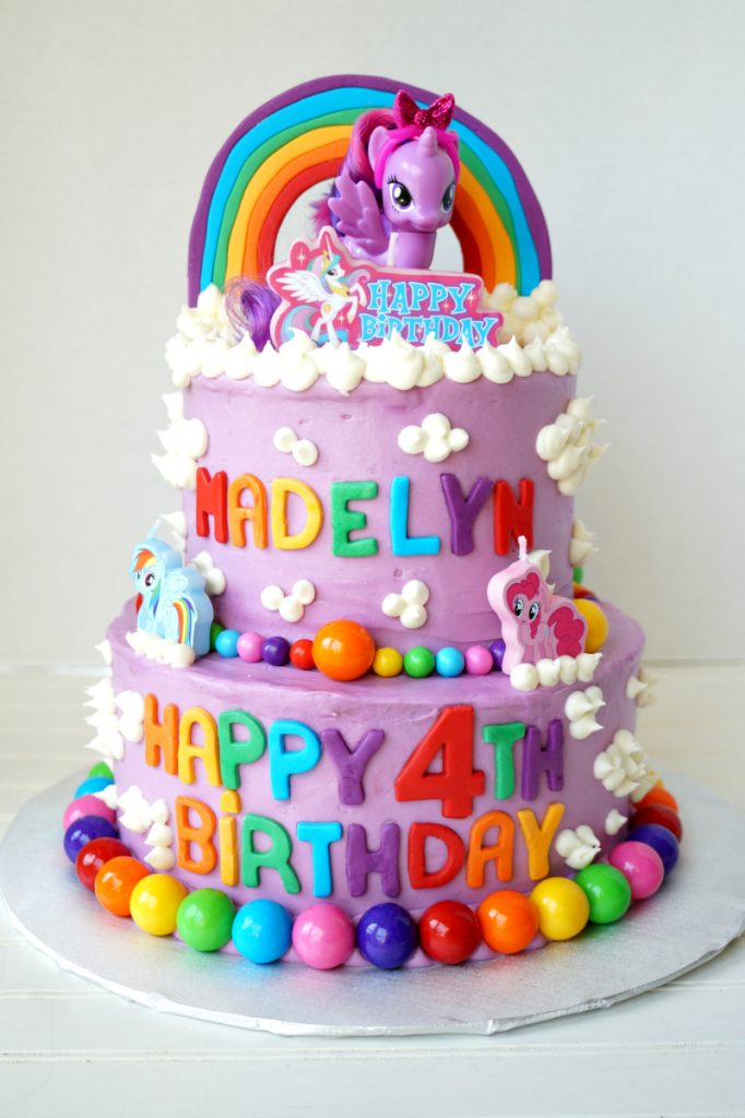 My Little Pony tiered birthday cake | The Baking Fairy