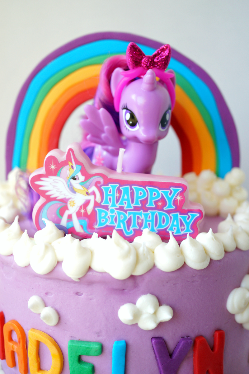 My Little Pony tiered birthday cake | The Baking Fairy