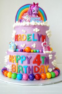 My Little Pony tiered birthday cake | The Baking Fairy