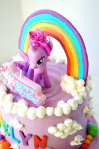 My Little Pony tiered birthday cake | The Baking Fairy