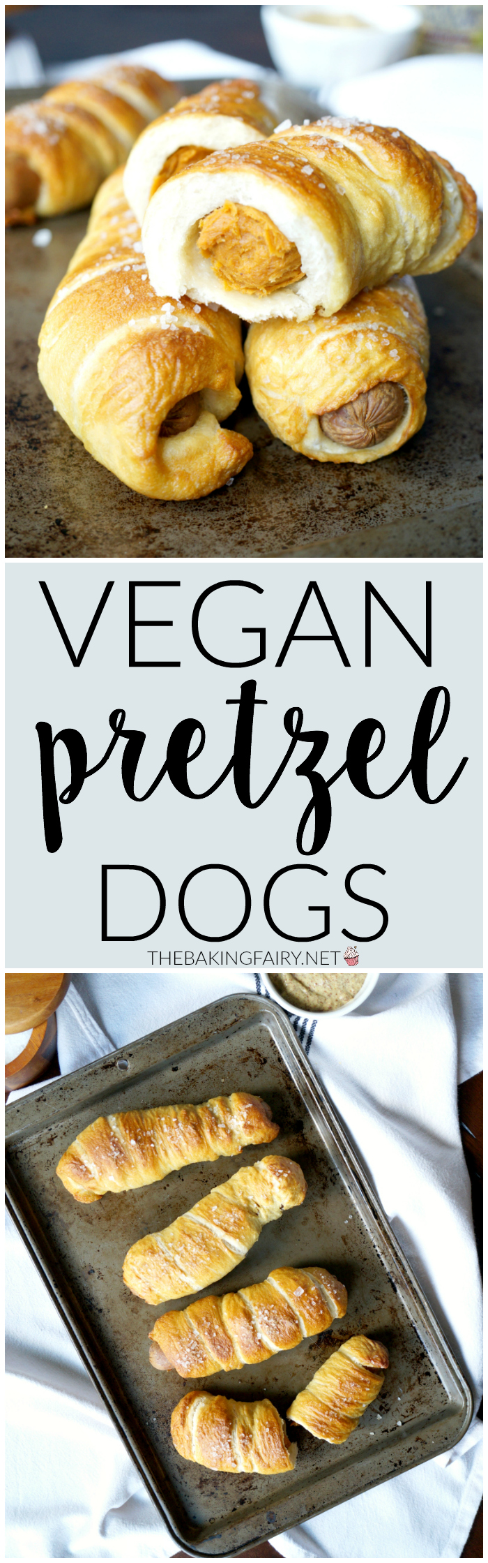 vegan pretzel dogs | The Baking Fairy