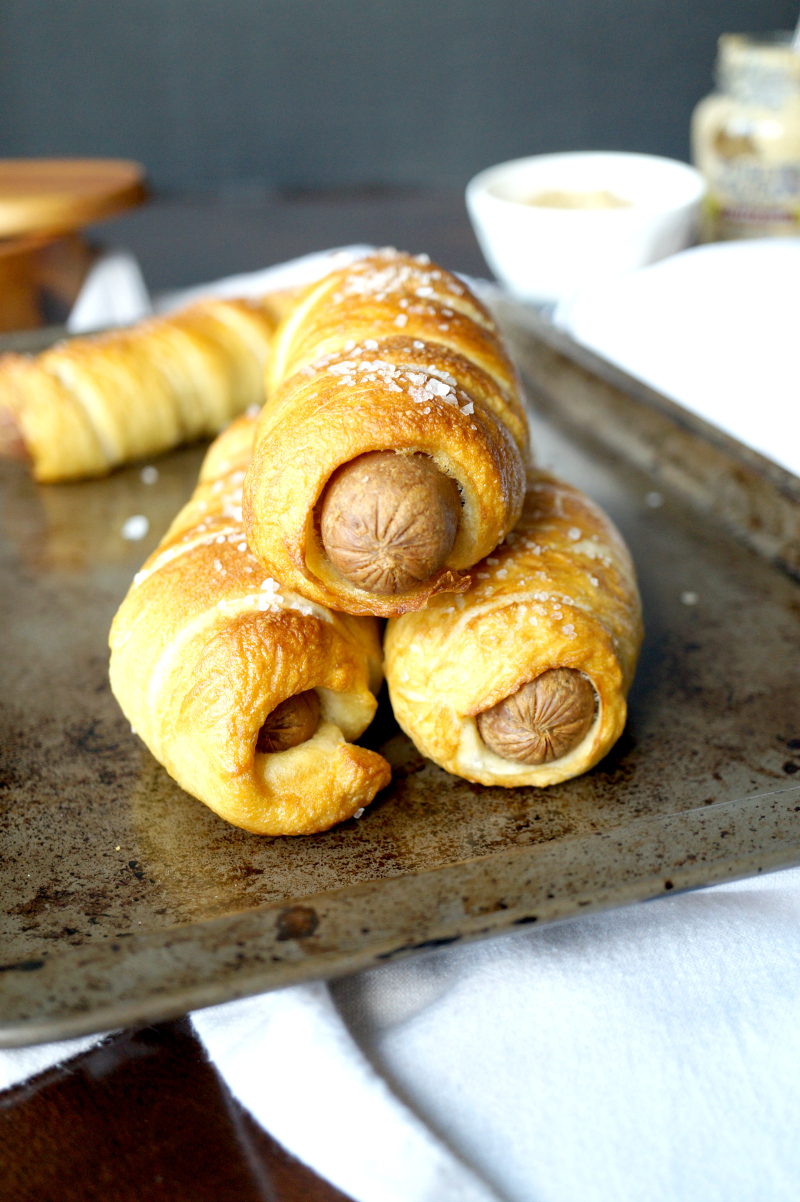 vegan pretzel dogs | The Baking Fairy