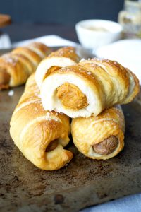 vegan pretzel dogs | The Baking Fairy