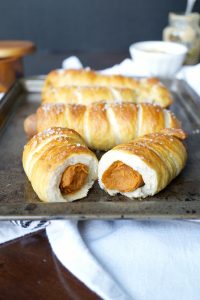 vegan pretzel dogs | The Baking Fairy