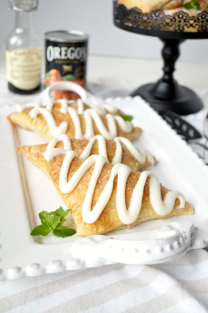 yellow cherry cheesecake turnovers | The Baking Fairy