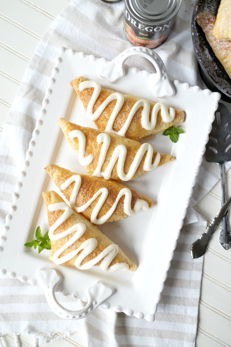 yellow cherry cheesecake turnovers | The Baking Fairy