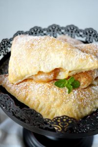 yellow cherry cheesecake turnovers | The Baking Fairy