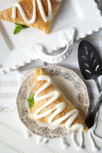 yellow cherry cheesecake turnovers | The Baking Fairy