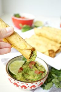 vegan jackfruit & potato taquitos | The Baking Fairy