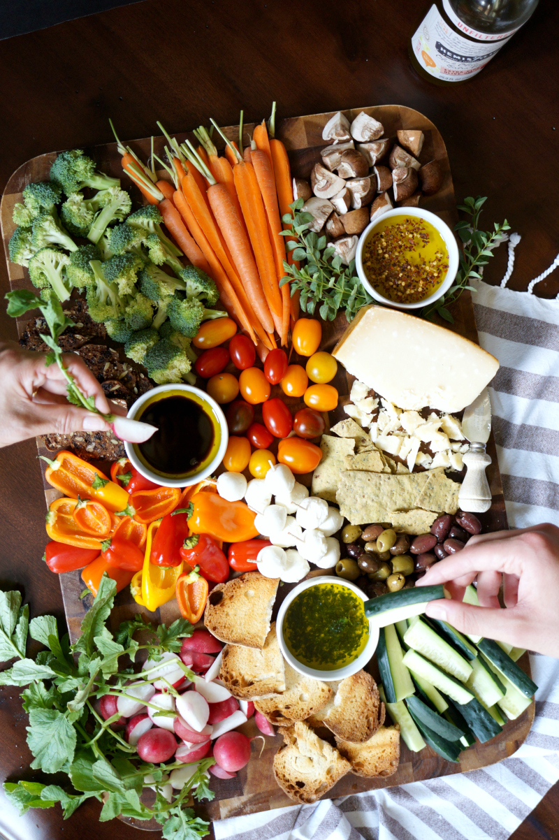 pinzimonio {Italian-style veggie tray} | The Baking Fairy