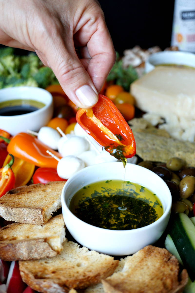 pinzimonio {Italian-style veggie tray} | The Baking Fairy