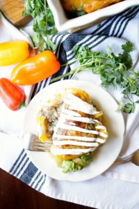 vegetarian Mexican stuffed peppers | The Baking Fairy