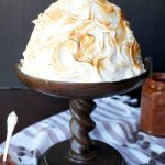 chocolate hazelnut layered Baked Alaska | The Baking Fairy