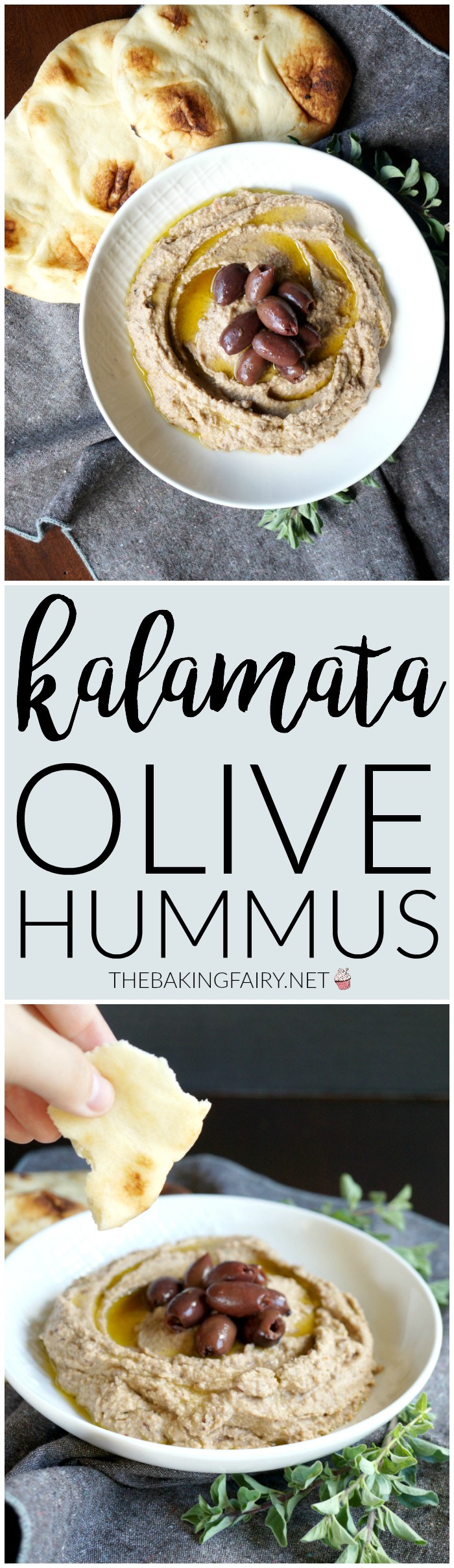 kalamata olive hummus | The Baking Fairy