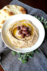 kalamata olive hummus | The Baking Fairy