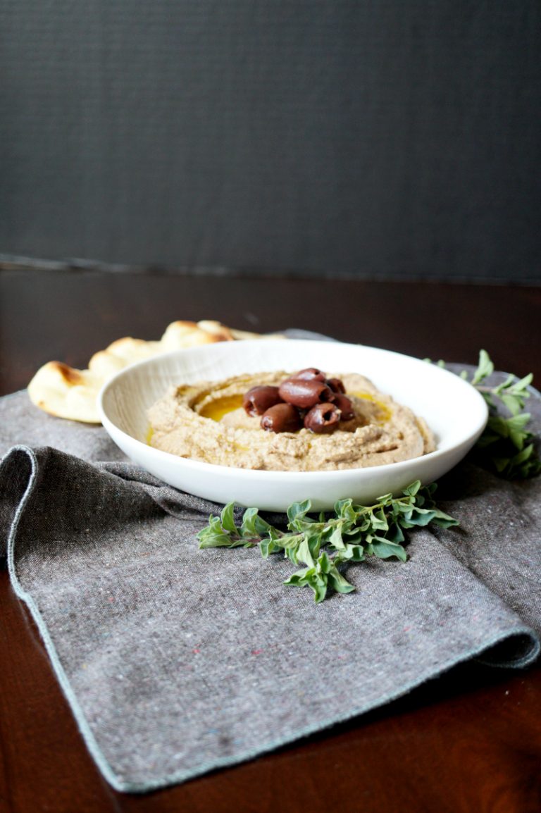kalamata olive hummus The Baking Fairy