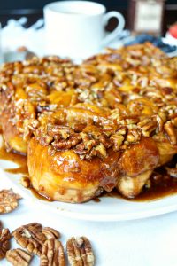 brown sugar pecan sticky buns | The Baking Fairy