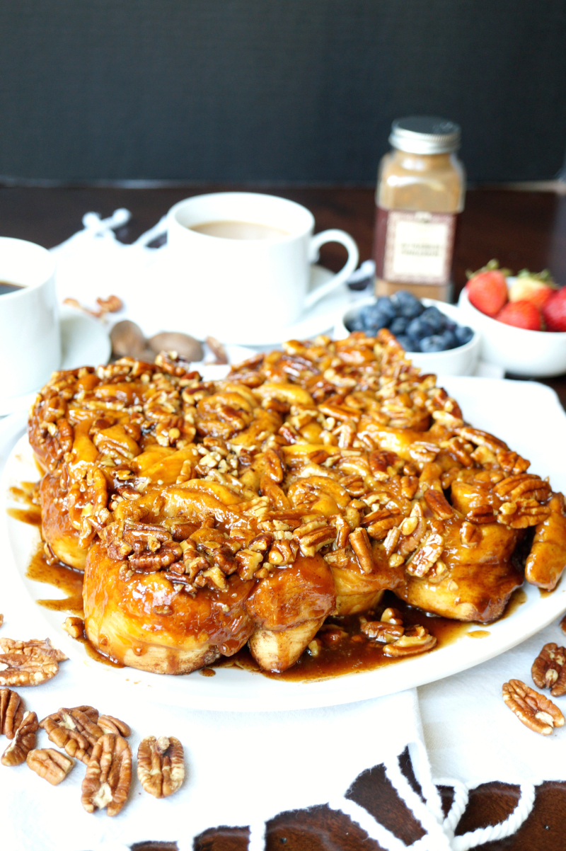 brown sugar pecan sticky buns | The Baking Fairy