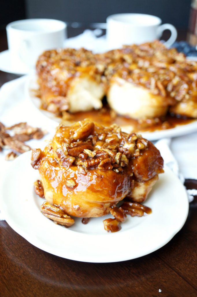 brown sugar pecan sticky buns | The Baking Fairy