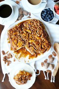 brown sugar pecan sticky buns | The Baking Fairy