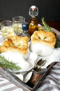 vegan lentil mushroom pot pies | The Baking Fairy
