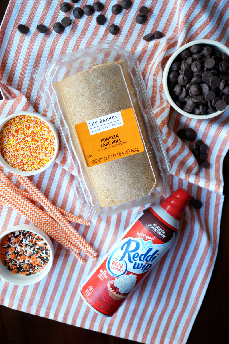 chocolate-covered pumpkin roll pops | The Baking Fairy #reddiforfall #ad