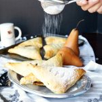 vegan dark chocolate pear turnovers | The Baking Fairy