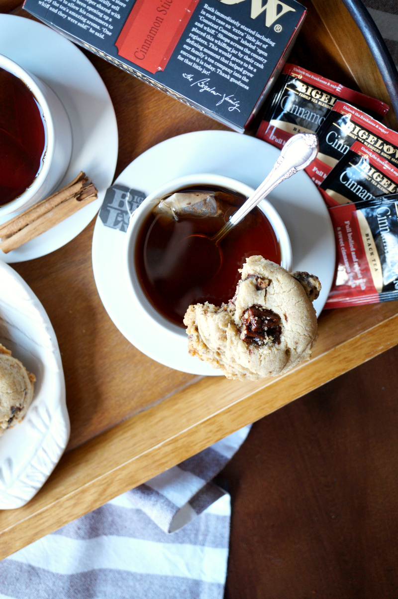 soft pecan praline cookies | The Baking Fairy #TeaProudly #ad