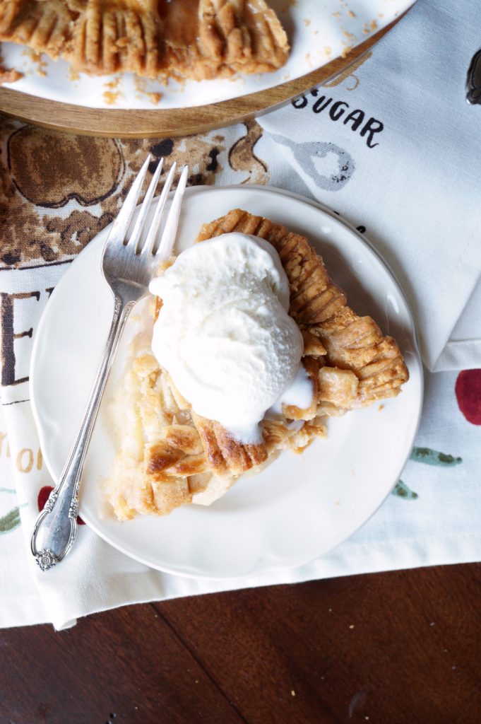 grandma's creamy apple pie | The Baking Fairy