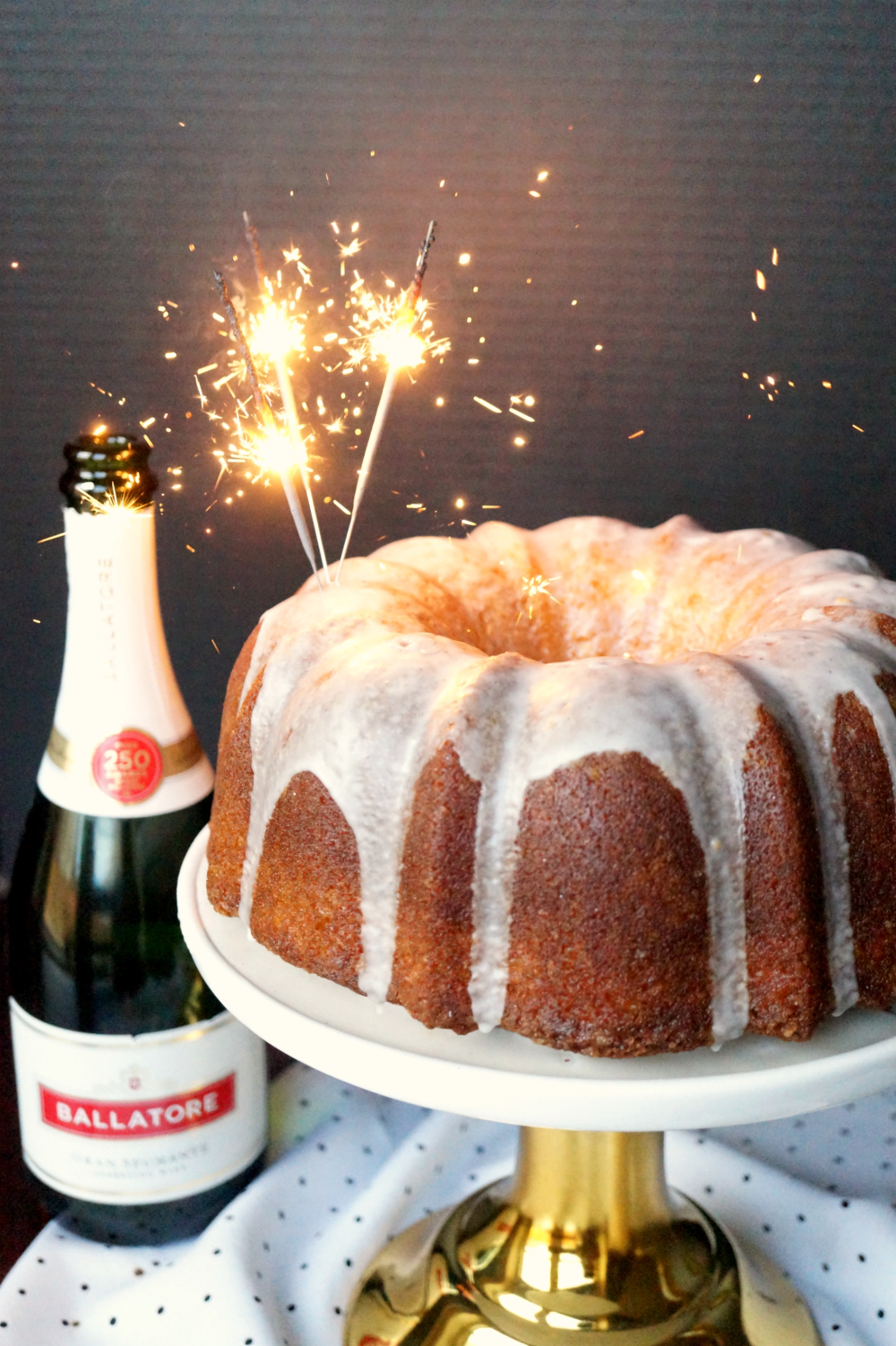 sparkling champagne bundt cake | The Baking Fairy