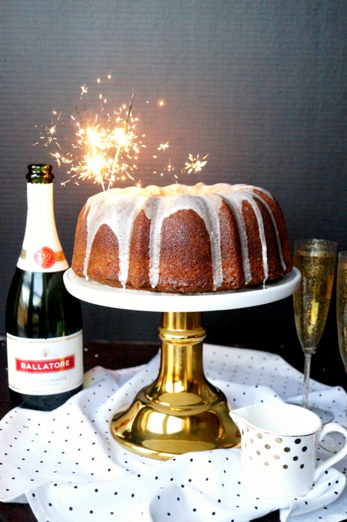 sparkling champagne bundt cake | The Baking Fairy