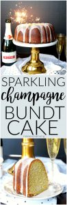 sparkling champagne bundt cake | The Baking Fairy