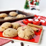 vegan chocolate chip molasses crinkles cookies | The Baking Fairy