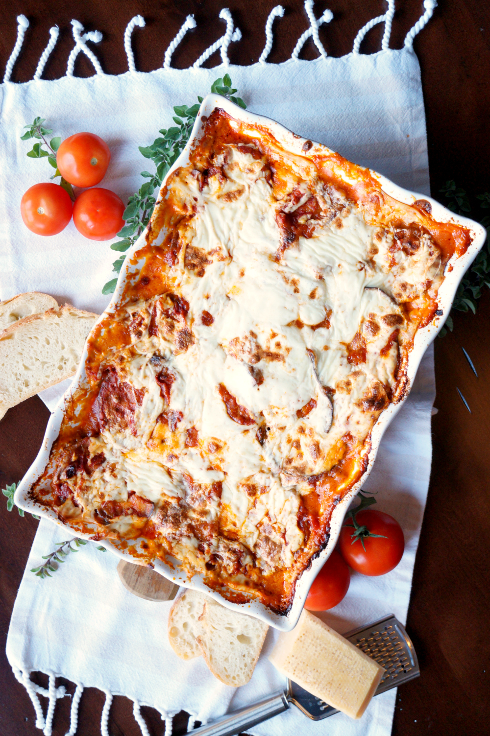 eggplant parmesan {parmigiana di melanzane} | The Baking Fairy