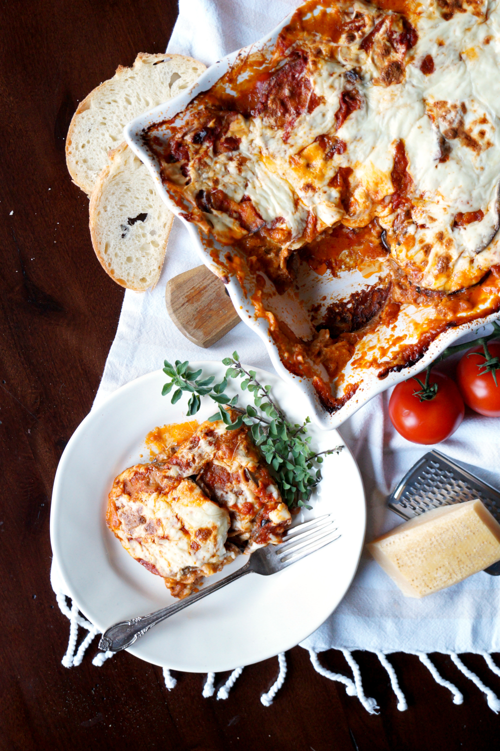 eggplant parmesan {parmigiana di melanzane} | The Baking Fairy