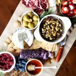holiday fruit & nut cheese board | The Baking Fairy