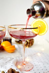 pomegranate orange margaritas | The Baking Fairy