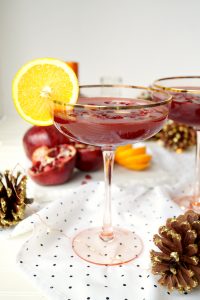 pomegranate orange margaritas | The Baking Fairy