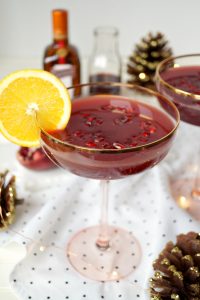 pomegranate orange margaritas | The Baking Fairy