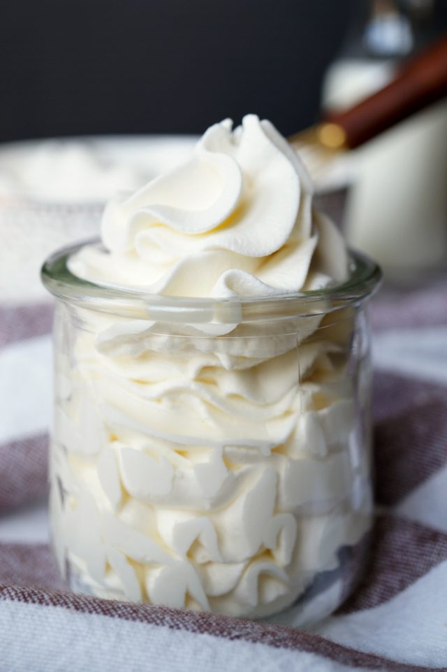 the easiest stabilized whipped cream The Baking Fairy
