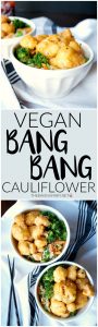 vegan bang bang cauliflower | The Baking Fairy