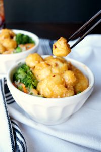 vegan bang bang cauliflower | The Baking Fairy