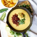 fully loaded vegan queso {nut-free} | The Baking Fairy