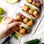 fried mushroom street tacos with FarmRich | The Baking Fairy