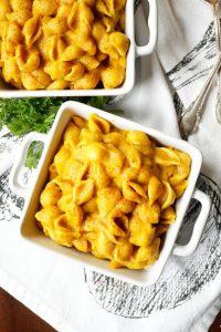 creamy vegan pumpkin macaroni | The Baking Fairy #SimpleSwap #ad