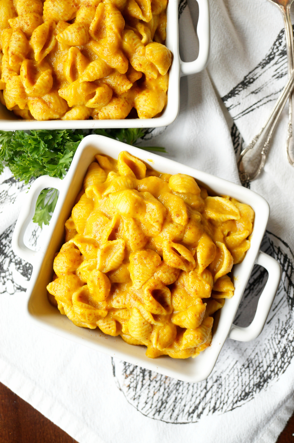 creamy vegan pumpkin macaroni | The Baking Fairy #SimpleSwap #ad