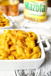 creamy vegan pumpkin macaroni | The Baking Fairy #SimpleSwap #ad